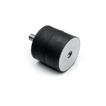 Hengeres rezgéscsillapító, M10 külső menettel, 50x20mm, 154kg max. terhelé