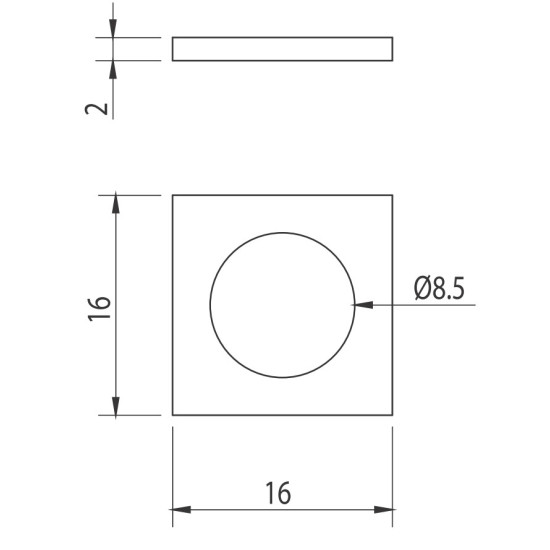 Alátét - b10-A