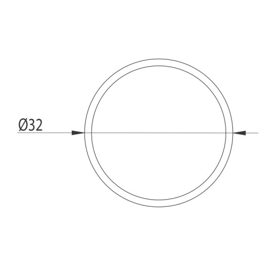 Aluprofil - D32 - Kék