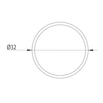 Aluprofil - D32 - Natúr Elox