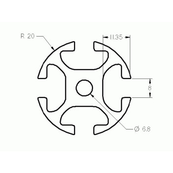 Aluprofil - D40