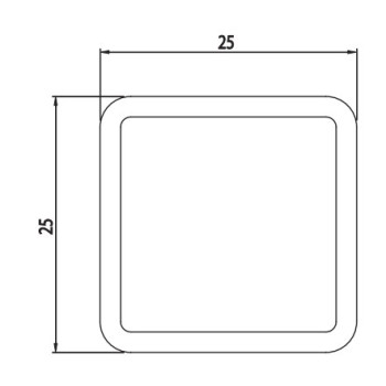 Aluprofil - Profil 25