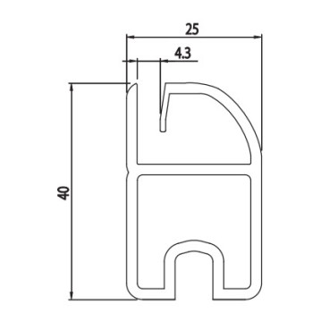 Aluprofil - Profil 25