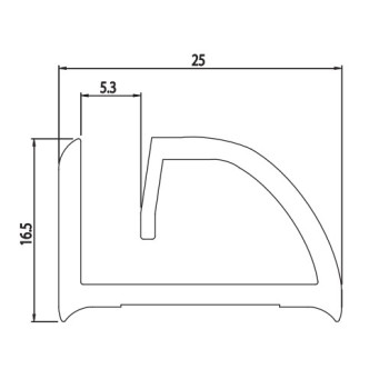 Aluprofil - Profil 25