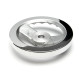 ALVR2+K D160 alu 2-küllős kézikerék, d16mm furattal, markolat nélkül.