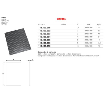 Carbon lemez S4