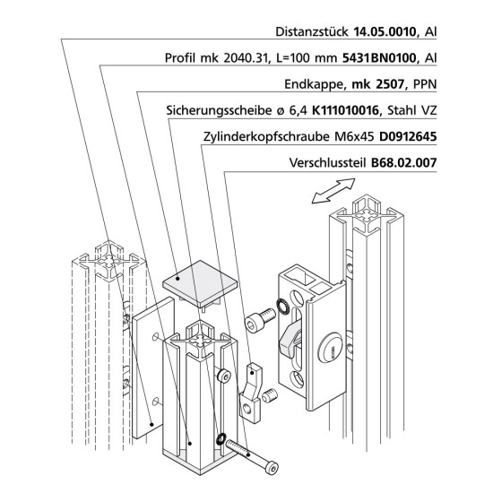 Cylinder zár