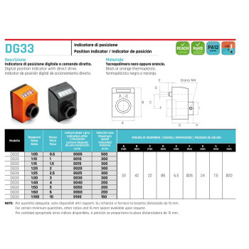 DG33 - 0,5 - S - 14  - B - Fekete