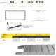 Fém Energialánc - 60x200 - R250 - zárt