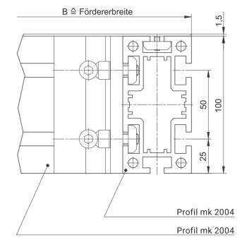 GUF-P 2004 - Hevederes szállítószalag