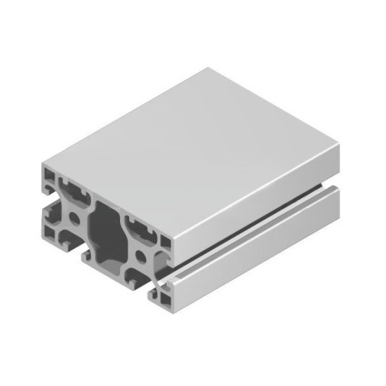 Aluprofil - 80x40 - Egy oldalon zárt  (80) - X típus