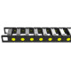 IRK40 Energialánc - 40x300 - R125 - Aluminíum - nyitható