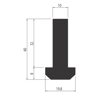 Koptató Profil - i-40