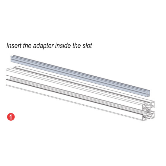 Led lámpa adapter - LED adapter - L=2990 mm