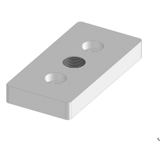 Pneumatikus elem - 90x45 - Alu -3/8"