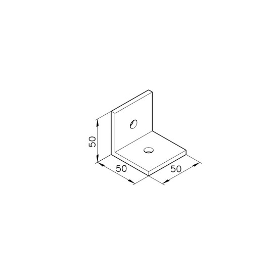 Sarokelem - A1 - 50 x 50 x 50 x 5