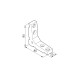Sarokelem - C25 - 85 x 85 x 25