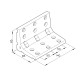 Sarokelem - C140/2 - 85 x 85 x 140