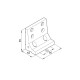 Sarokelem - D90 - 85 x 50 x 90