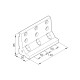 Sarokelem - D140/2 - 85 x 50 x 140