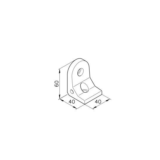 Sarokelem - F40R - 60x40x40