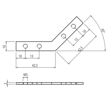 Szögcsatlakozó - grv-45-t