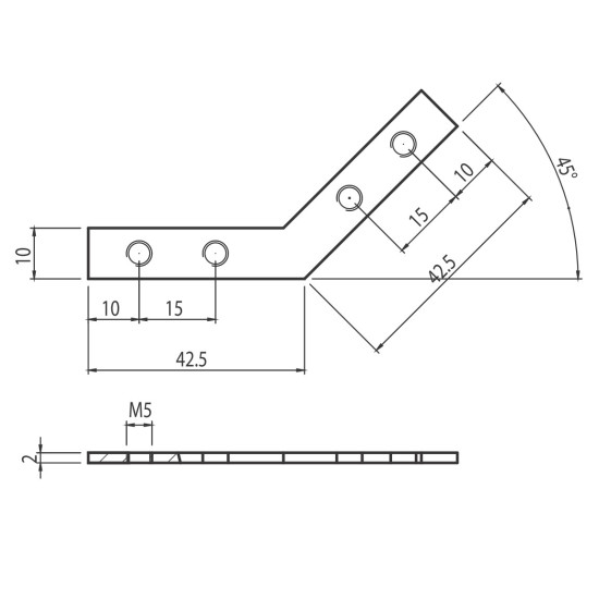 Szögcsatlakozó - grv-45-t