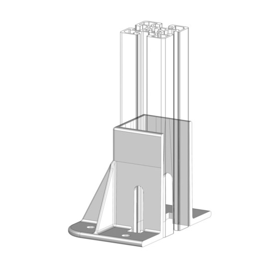 Talp - 50x50-es Aluprofilhoz