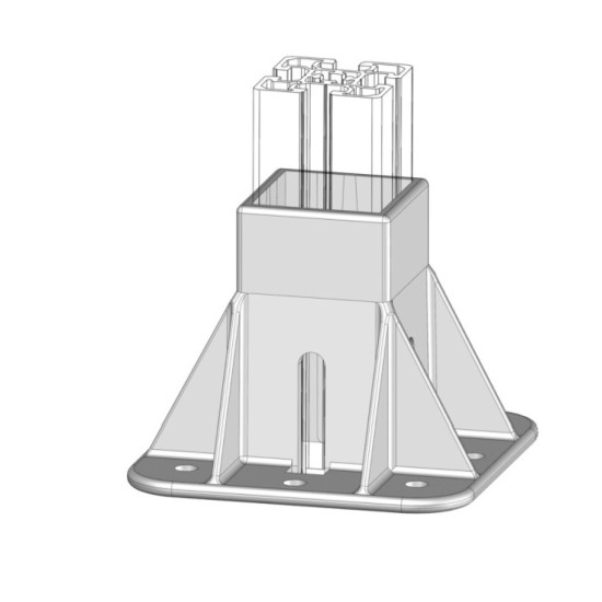 Talp - 50x50-es Aluprofilhoz