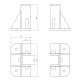 Talp - 80x40 - Alu - Univerzális