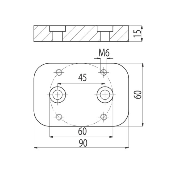 Talpelem - 90x60 - M6