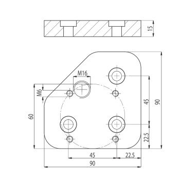 Talpelem - 90x90 - M16