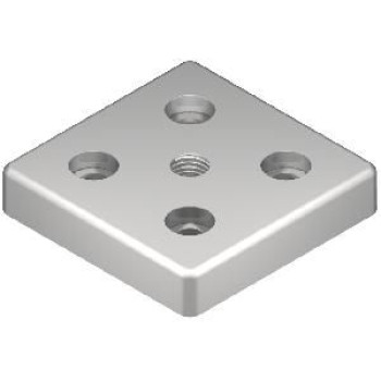 Talplemez -  80x80 - M12 - Alu
