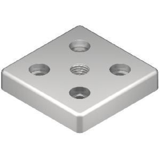 Talplemez -  80x80 - M16 - Alu