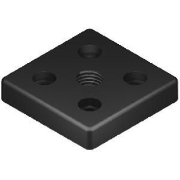 Talplemez -  80x80 - M20 - Fekete