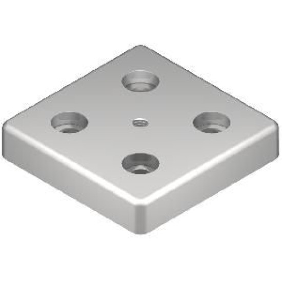 Talplemez -  80x80 - M8 - Alu