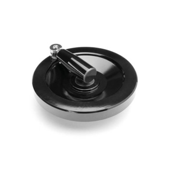 VPRAX/150-MR D150 teli kézikerék, d6 furat, behajtható INOX markolat.