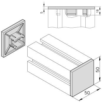 Zárókupak - 50x50