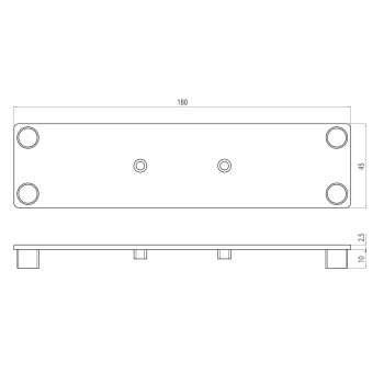 Zárókupak - 180x45 - Fekete