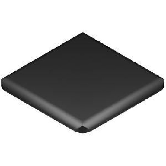 Zárókupak - 45x45 - Fekete