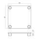 Zárókupak - 60x60 - Szürke
