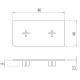 Zárókupak - 80x40 - Szürke - V2