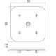 Zárókupak - 90x90 - Szürke