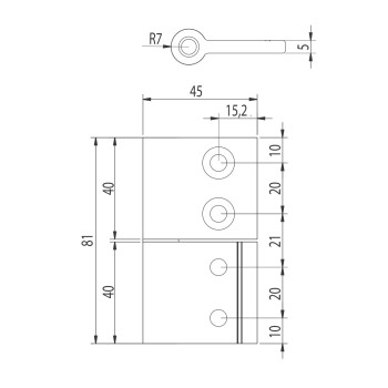 Zsanér - 45x81 - Alu