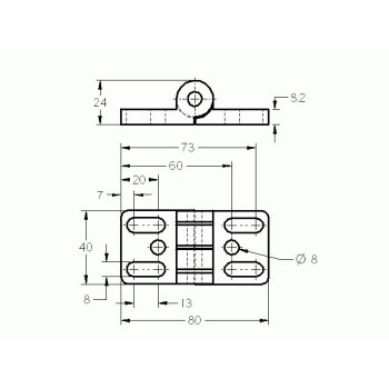 Zsanér - 80x40 - ZN